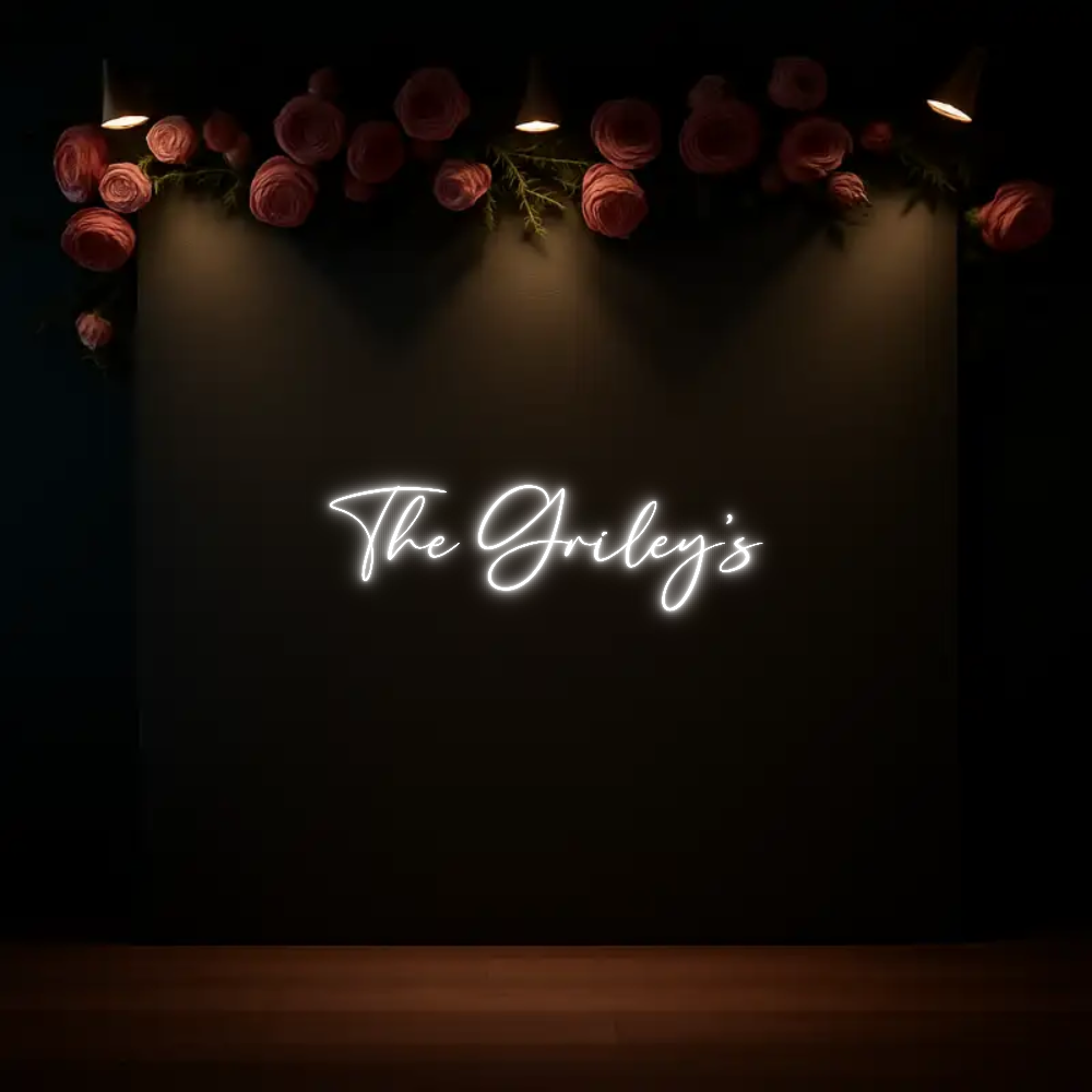 CREATE YOUR OWN WEDDING NEON SIGN The Griley’s