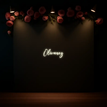 CREATE YOUR OWN WEDDING NEON SIGN Olivarez