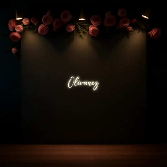 CREATE YOUR OWN WEDDING NEON SIGN Olivarez