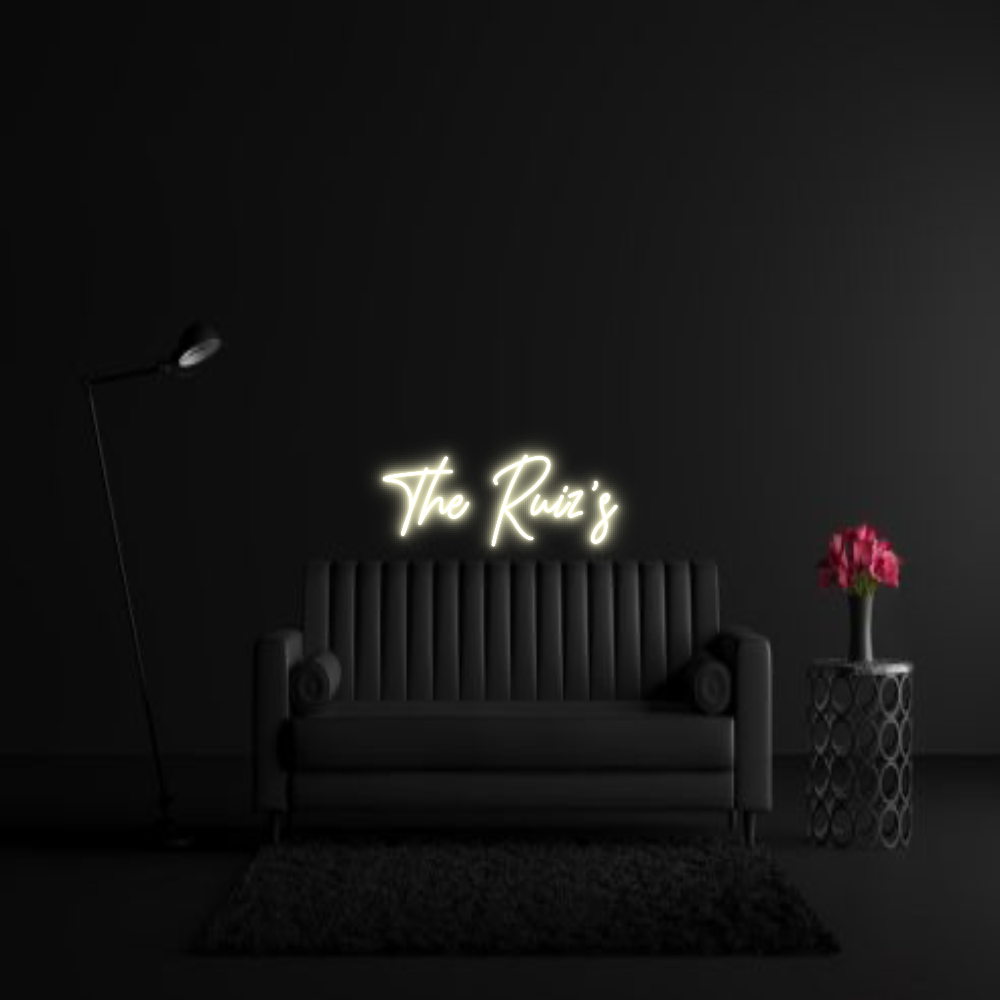 CREATE YOUR OWN WEDDING NEON SIGN The Ruiz’s