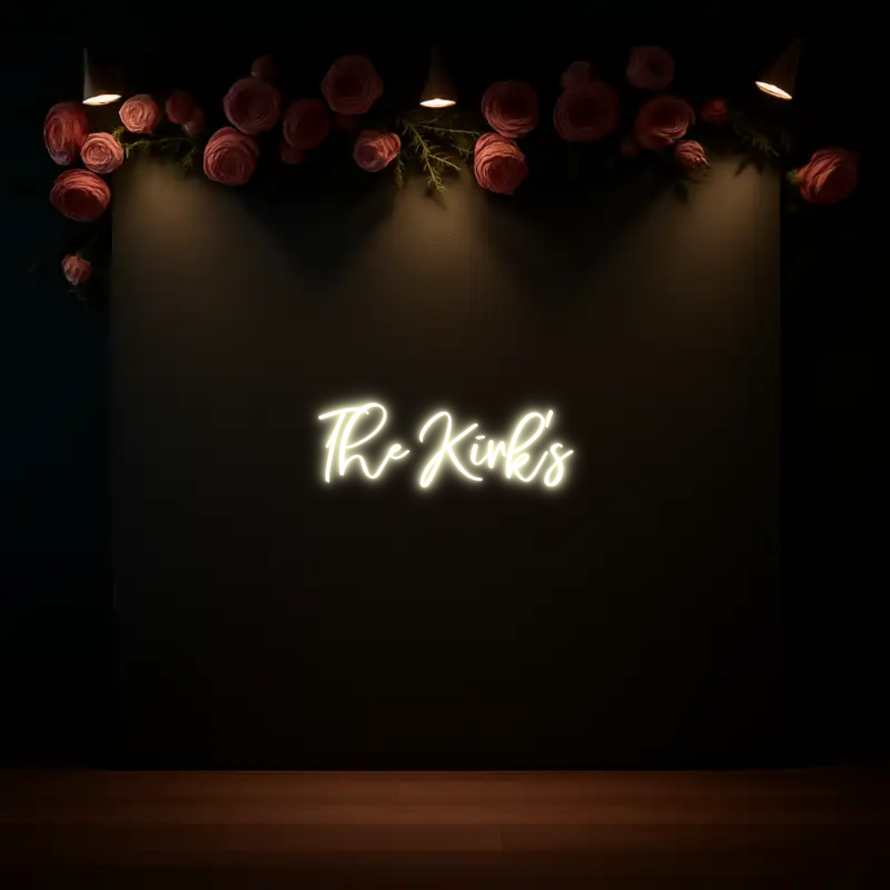 CREATE YOUR OWN WEDDING NEON SIGN The Kirk's