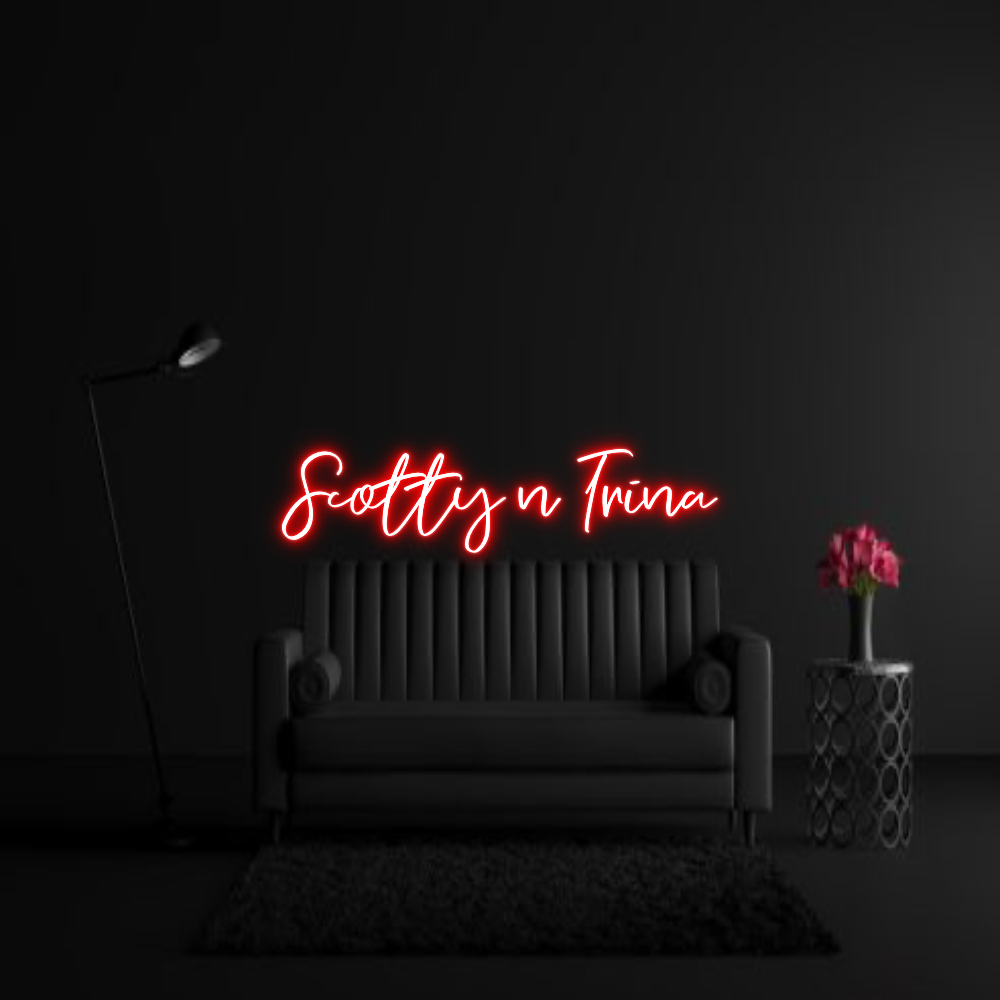 CREATE YOUR OWN WEDDING NEON SIGN Scotty n Trina