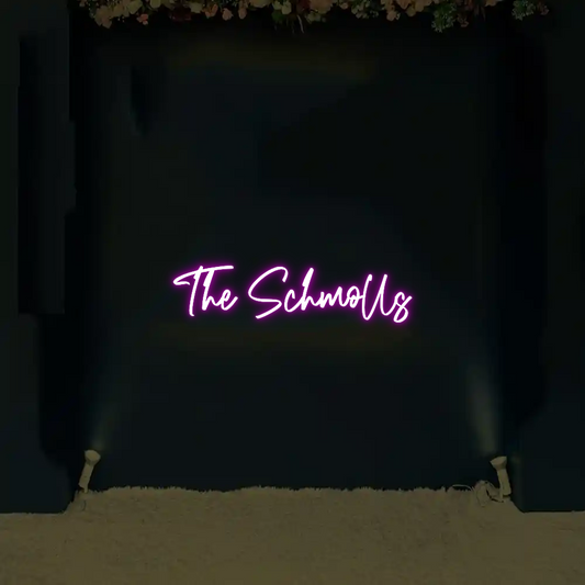 CREATE YOUR OWN WEDDING NEON SIGN The Schmolls