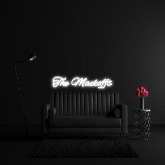 CREATE YOUR OWN WEDDING NEON SIGN The Mackoffs