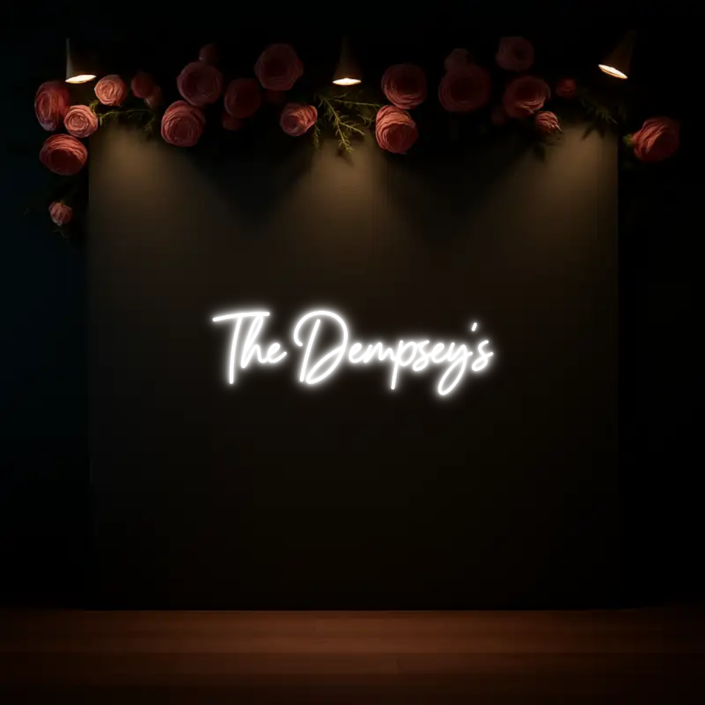 CREATE YOUR OWN WEDDING NEON SIGN The Dempsey’s