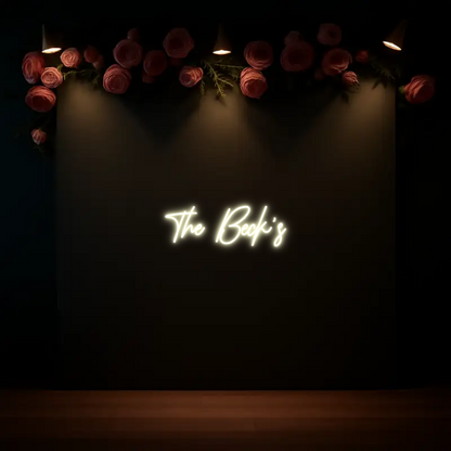 CREATE YOUR OWN WEDDING NEON SIGN The Beck's