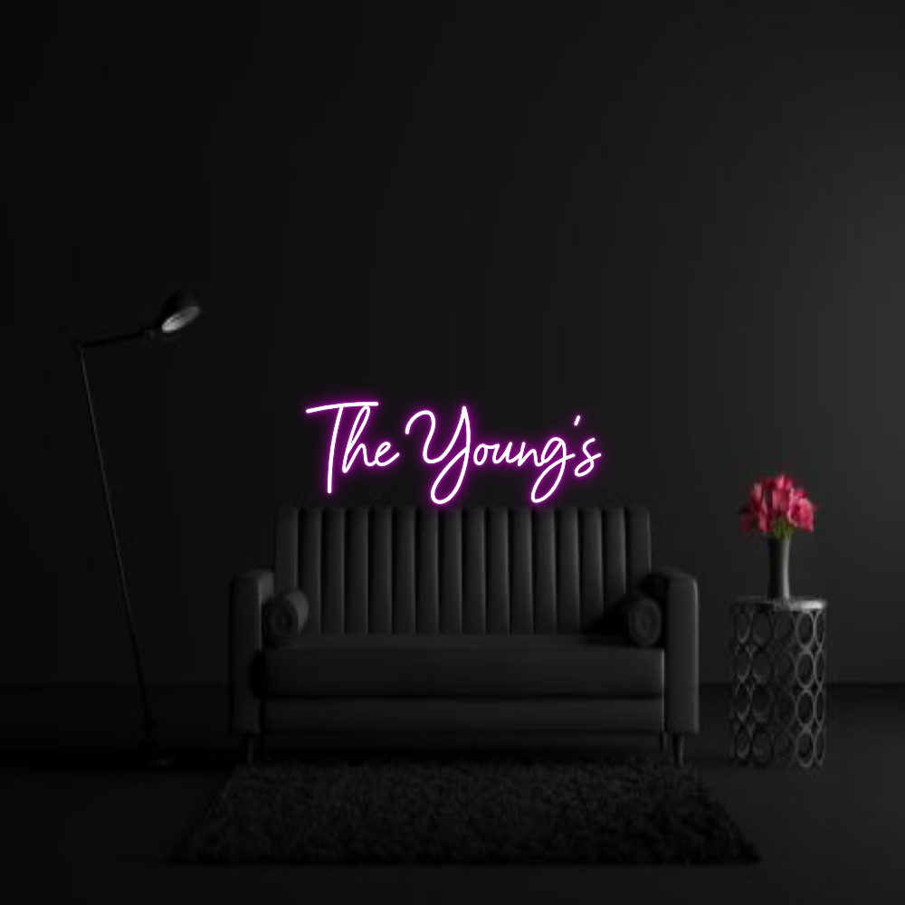 CREATE YOUR OWN WEDDING NEON SIGN The Young’s