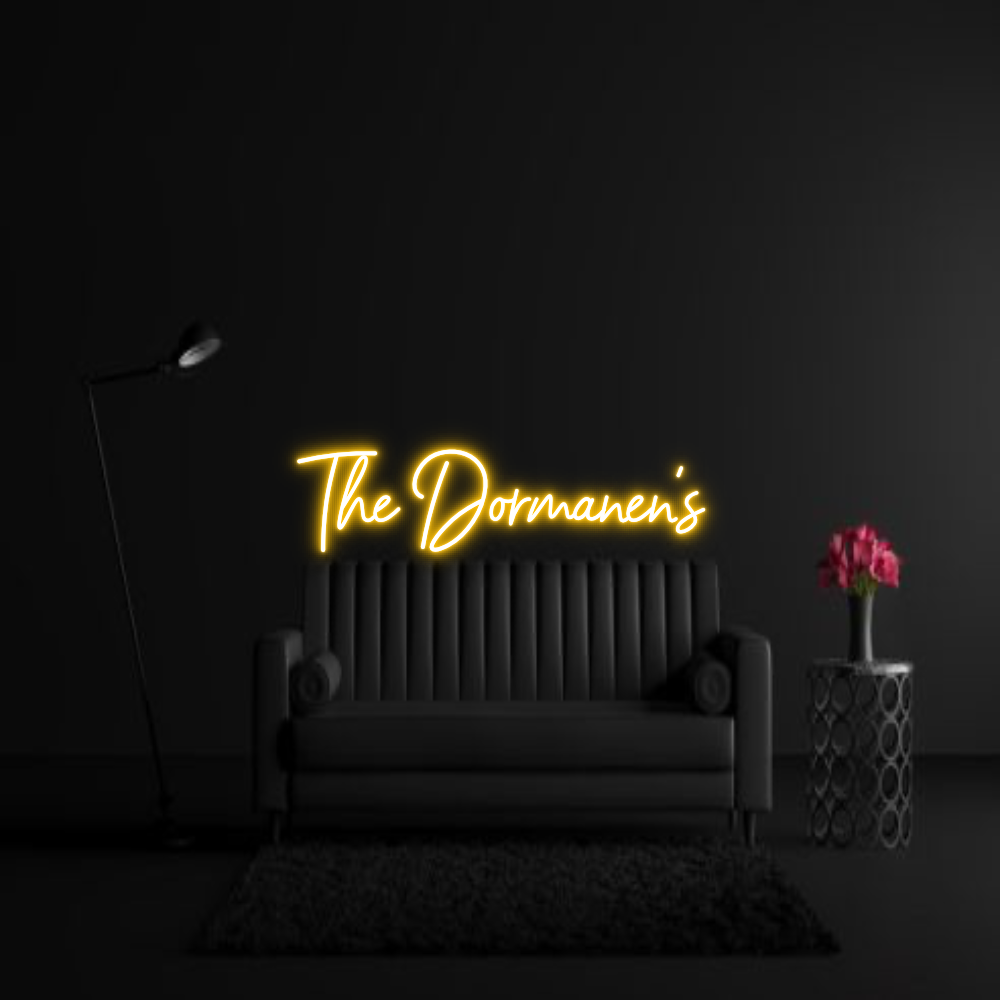 CREATE YOUR OWN WEDDING NEON SIGN The Dormanen’s