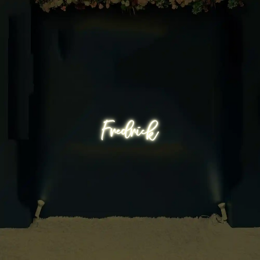 CREATE YOUR OWN WEDDING NEON SIGN Fredrick