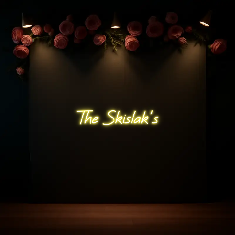 CREATE YOUR OWN WEDDING NEON SIGN The Skislak’s