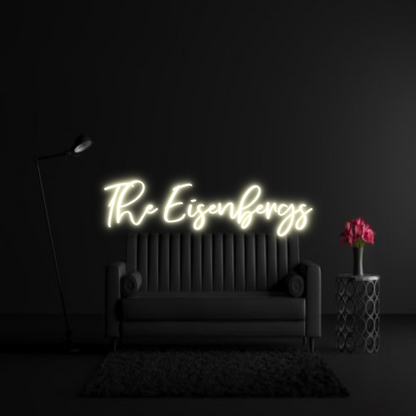 CREATE YOUR OWN WEDDING NEON SIGN The Eisenbergs