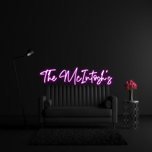 CREATE YOUR OWN WEDDING NEON SIGN The McIntosh’s