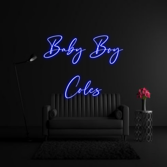 CREATE YOUR OWN WEDDING NEON SIGN Baby Boy

C...