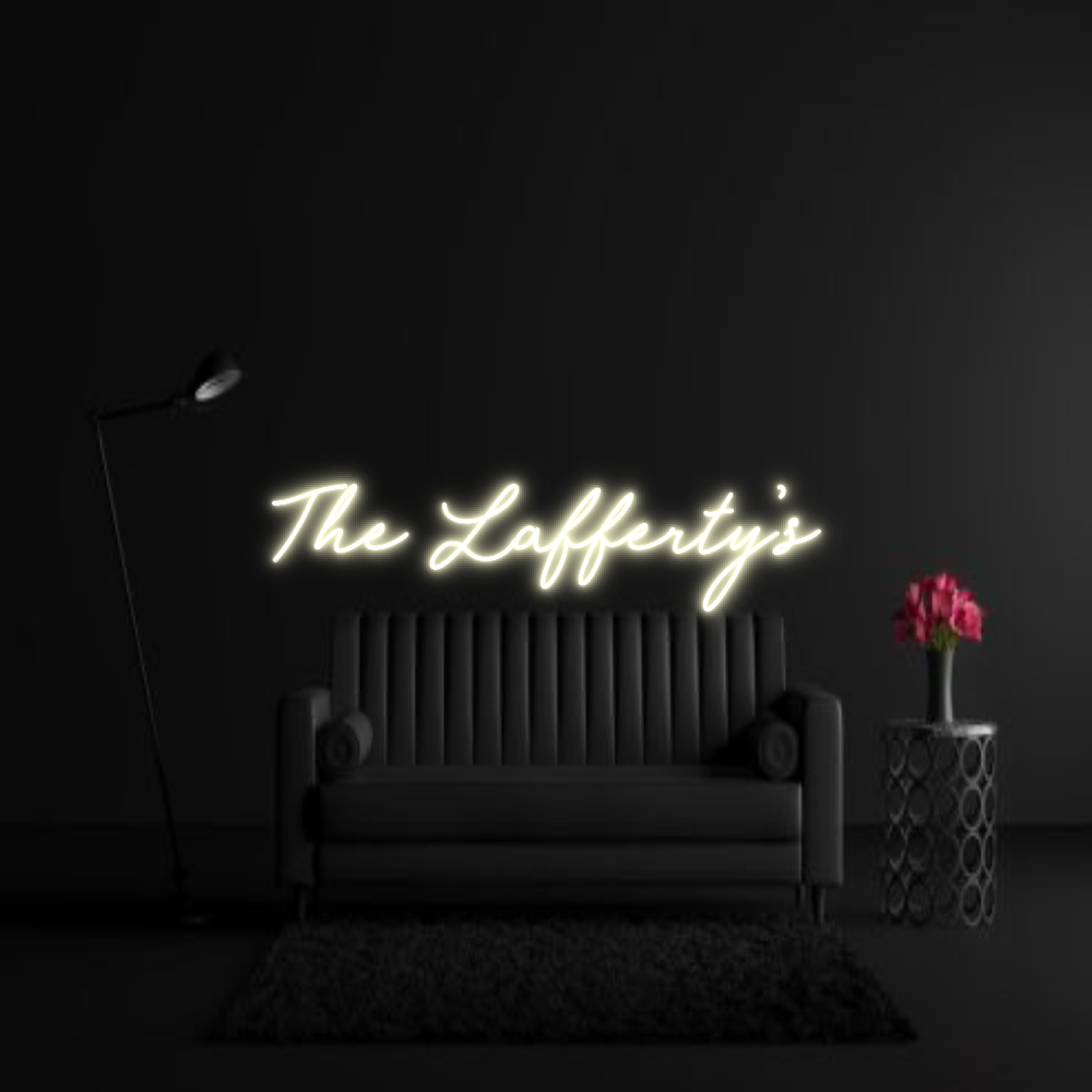 CREATE YOUR OWN WEDDING NEON SIGN The Lafferty’s