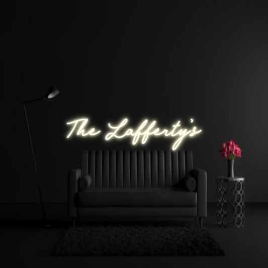 CREATE YOUR OWN WEDDING NEON SIGN The Lafferty’s