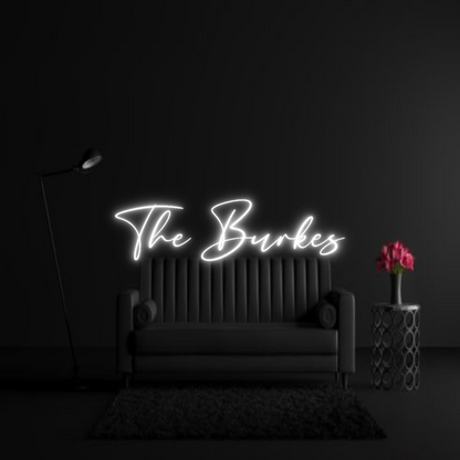 CREATE YOUR OWN WEDDING NEON SIGN The Burkes