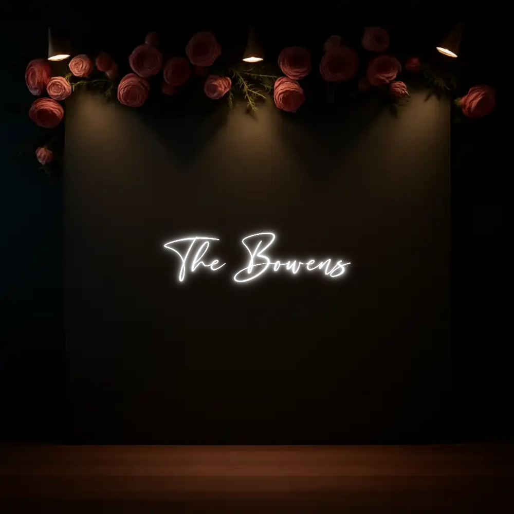CREATE YOUR OWN WEDDING NEON SIGN The Bowens