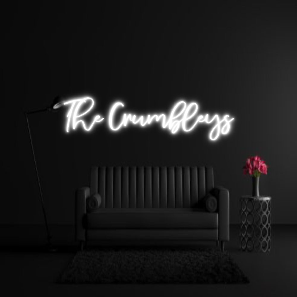 CREATE YOUR OWN WEDDING NEON SIGN The Crumbleys