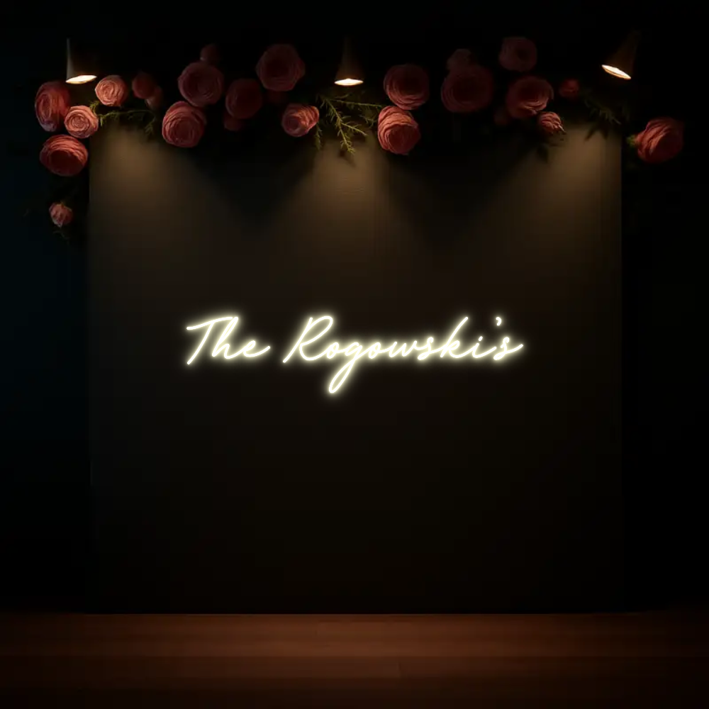 CREATE YOUR OWN WEDDING NEON SIGN The Rogowski’s
