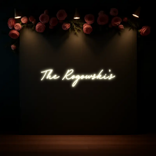 CREATE YOUR OWN WEDDING NEON SIGN The Rogowski’s