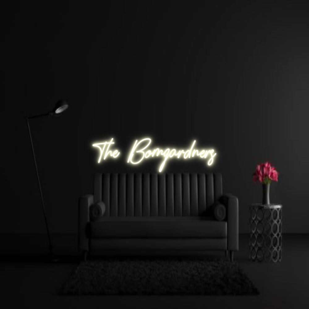 CREATE YOUR OWN WEDDING NEON SIGN The Bomgardners