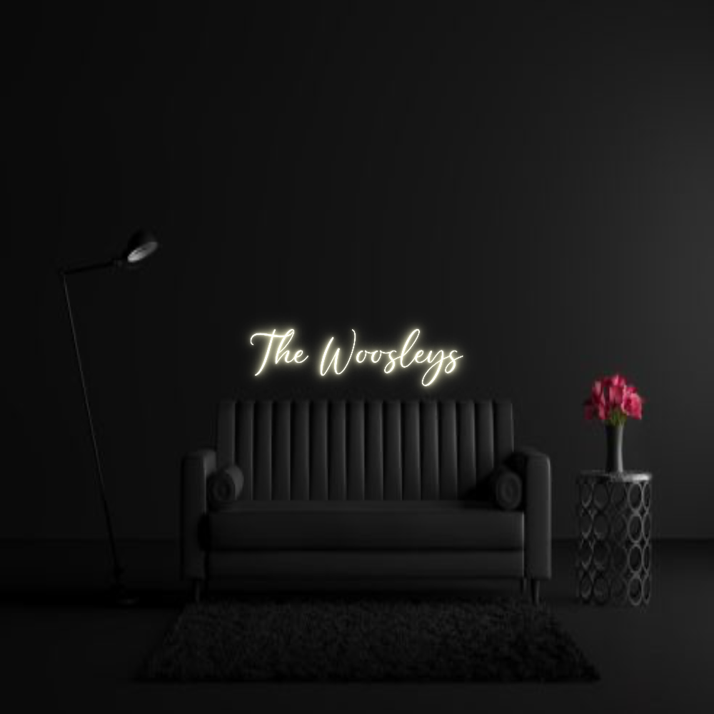 CREATE YOUR OWN WEDDING NEON SIGN The Woosleys
