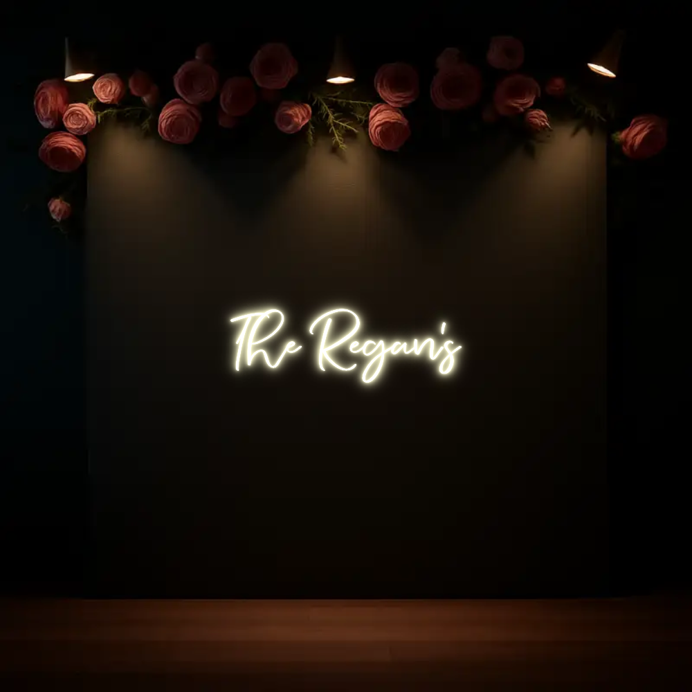 CREATE YOUR OWN WEDDING NEON SIGN The Regan’s