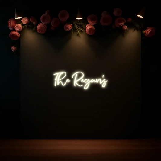 CREATE YOUR OWN WEDDING NEON SIGN The Regan’s