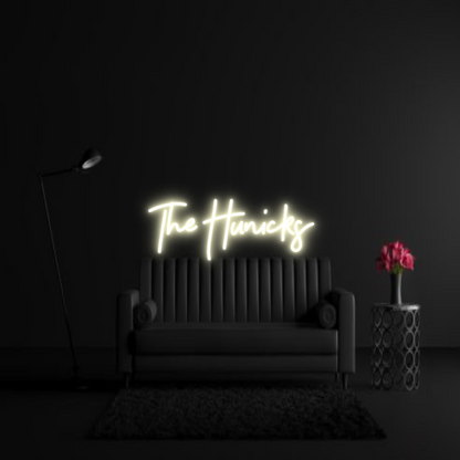 CREATE YOUR OWN WEDDING NEON SIGN The Hunicks