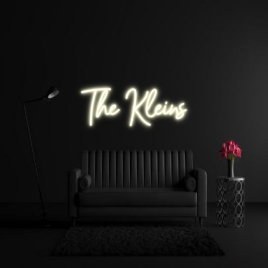 CREATE YOUR OWN WEDDING NEON SIGN The Kleins