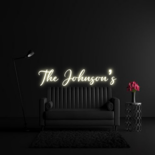 CREATE YOUR OWN WEDDING NEON SIGN The Johnson’s