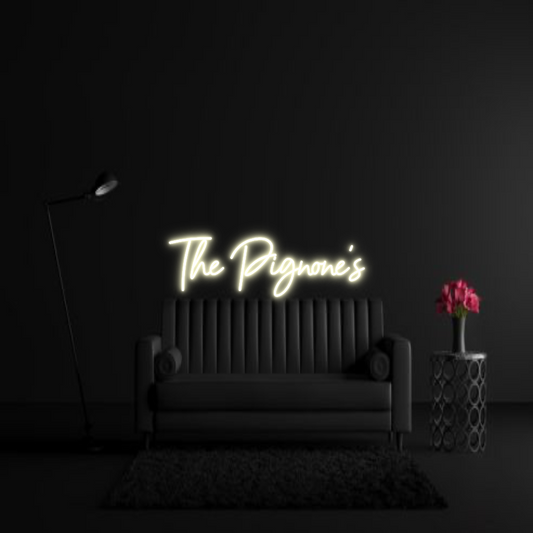 CREATE YOUR OWN WEDDING NEON SIGN The Pignone’s