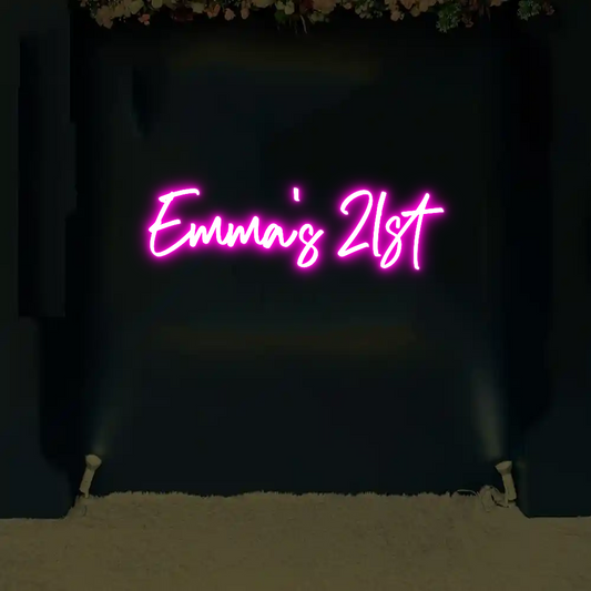 CREATE YOUR OWN WEDDING NEON SIGN Emma's 21st