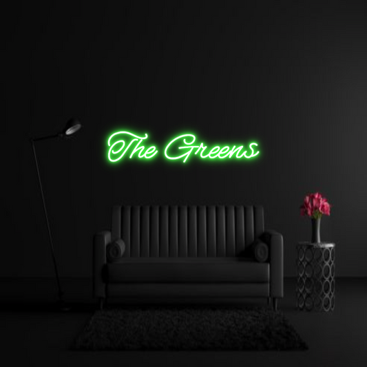CREATE YOUR OWN WEDDING NEON SIGN The Greens