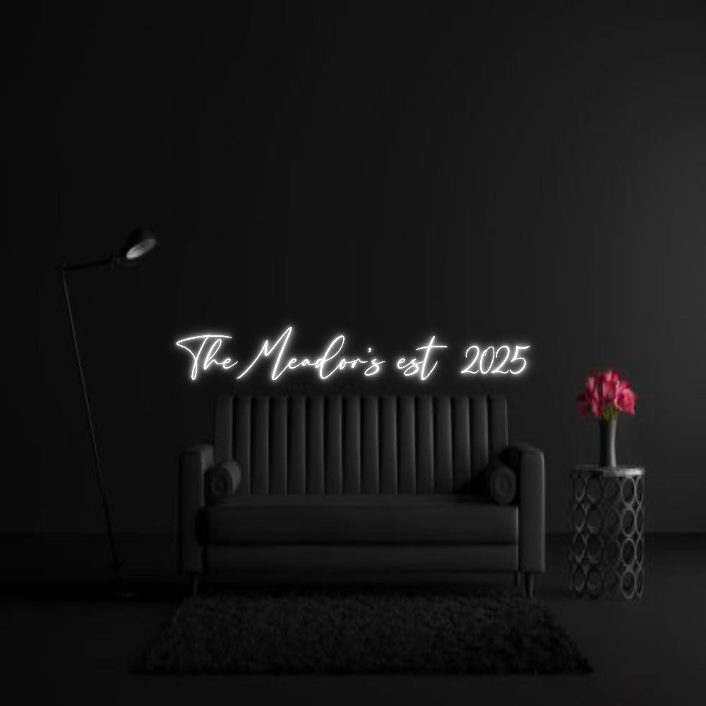 CREATE YOUR OWN WEDDING NEON SIGN The Meador’s ...