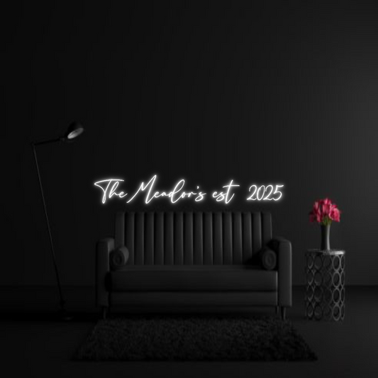 CREATE YOUR OWN WEDDING NEON SIGN The Meador’s ...