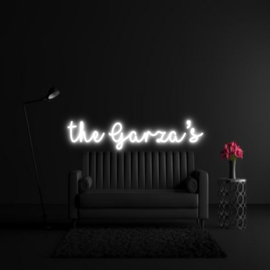 CREATE YOUR OWN WEDDING NEON SIGN the Garza’s
