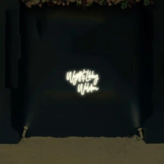 CREATE YOUR OWN WEDDING NEON SIGN Wyatt&Libby
...