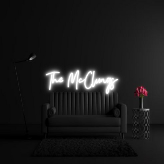 CREATE YOUR OWN WEDDING NEON SIGN The McClungs