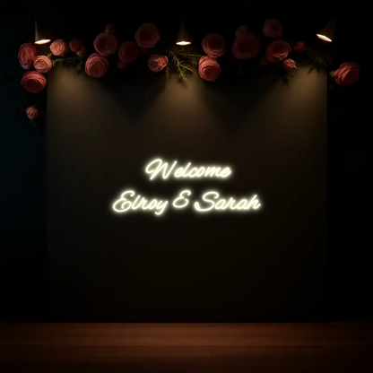 CREATE YOUR OWN WEDDING NEON SIGN       Welcome...