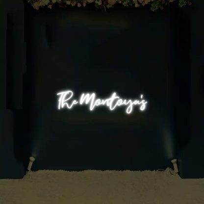 CREATE YOUR OWN WEDDING NEON SIGN The Montoya’s