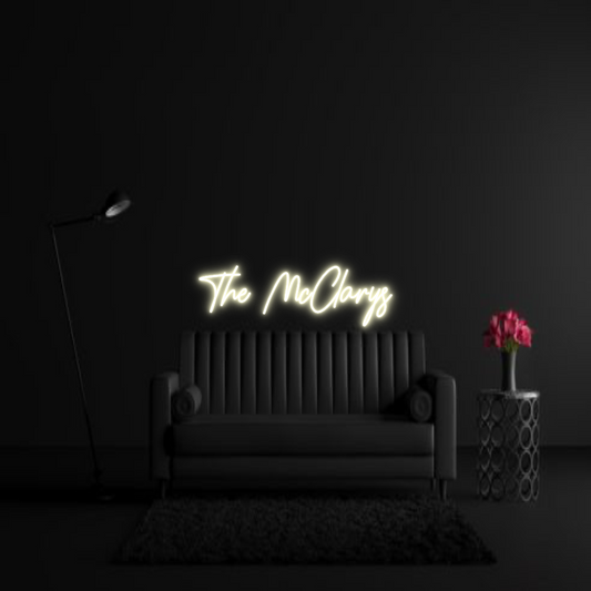 CREATE YOUR OWN WEDDING NEON SIGN The McClarys