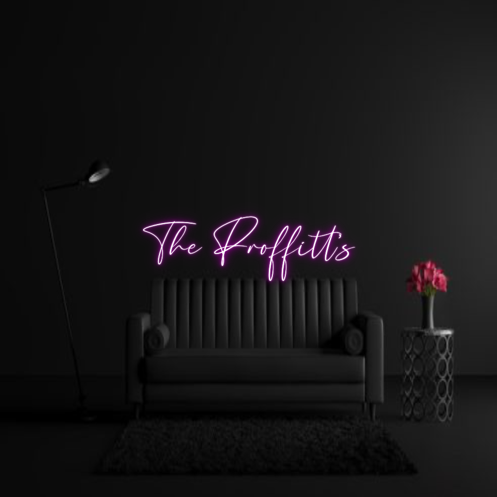 CREATE YOUR OWN WEDDING NEON SIGN The Proffitt’s