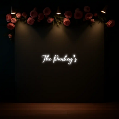 CREATE YOUR OWN WEDDING NEON SIGN The Purkey’s