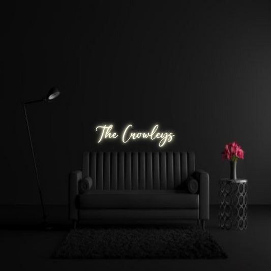 CREATE YOUR OWN WEDDING NEON SIGN The Crowleys