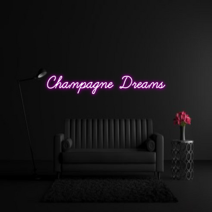 CREATE YOUR OWN WEDDING NEON SIGN Champagne Dre...