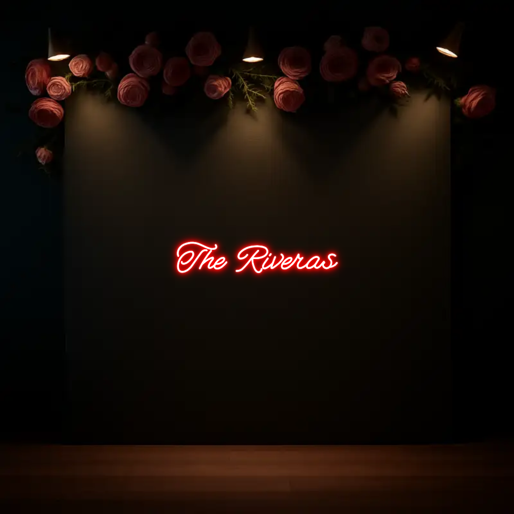 CREATE YOUR OWN WEDDING NEON SIGN The Riveras