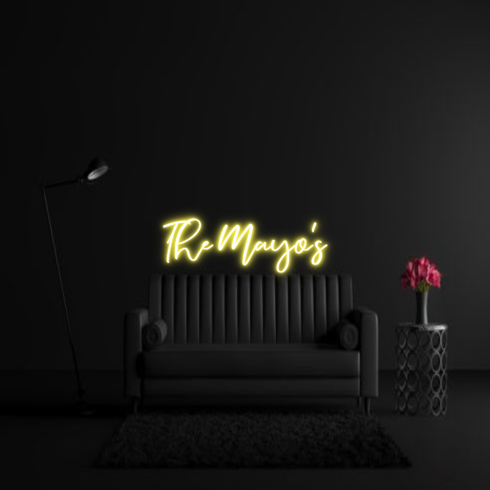 CREATE YOUR OWN WEDDING NEON SIGN The Mayo's