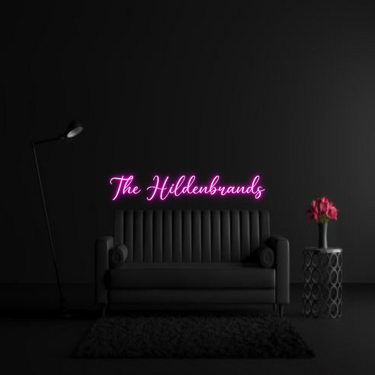 CREATE YOUR OWN WEDDING NEON SIGN The Hildenbra...