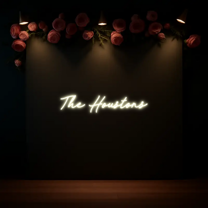 CREATE YOUR OWN WEDDING NEON SIGN The Houstons